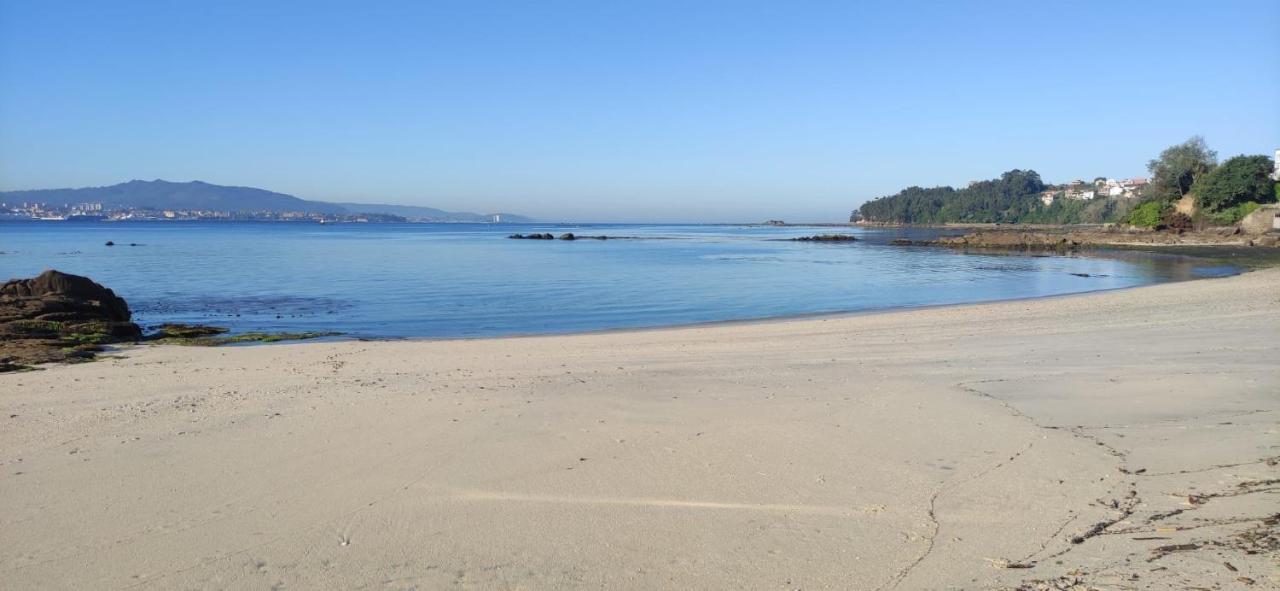 Apartamento Playa A Xunqueira, A 15 Min Vigo Moaña Esterno foto